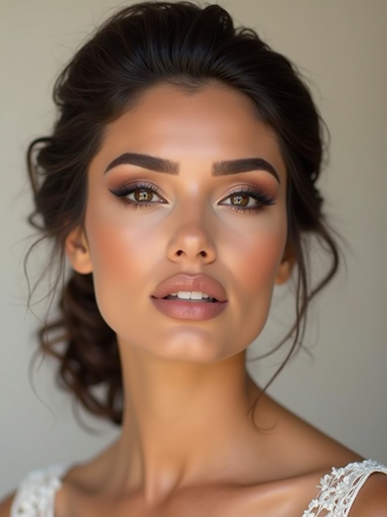 bold glamorous wedding makeup