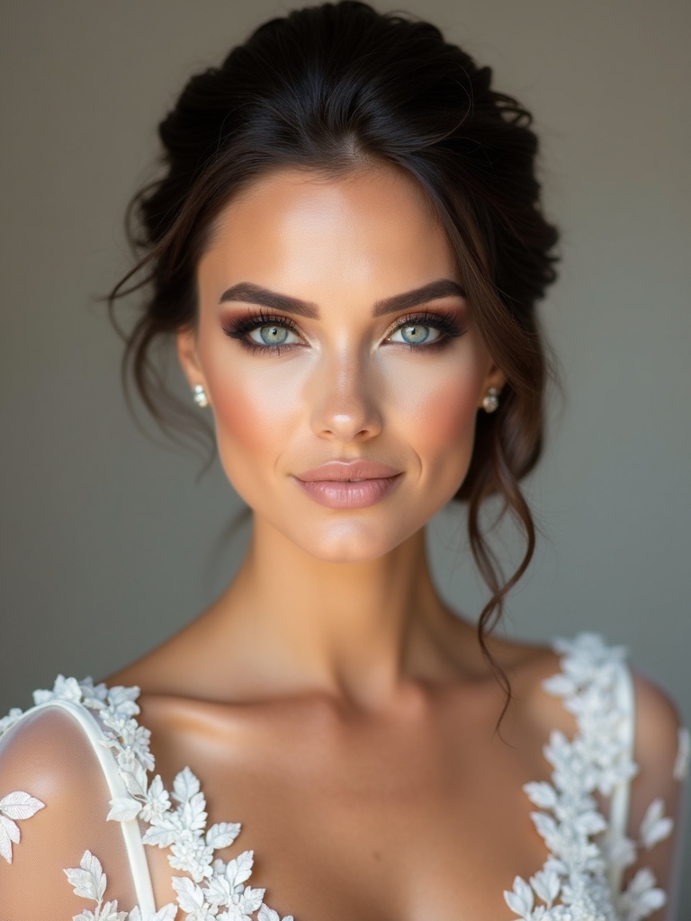 bold glamorous wedding makeup