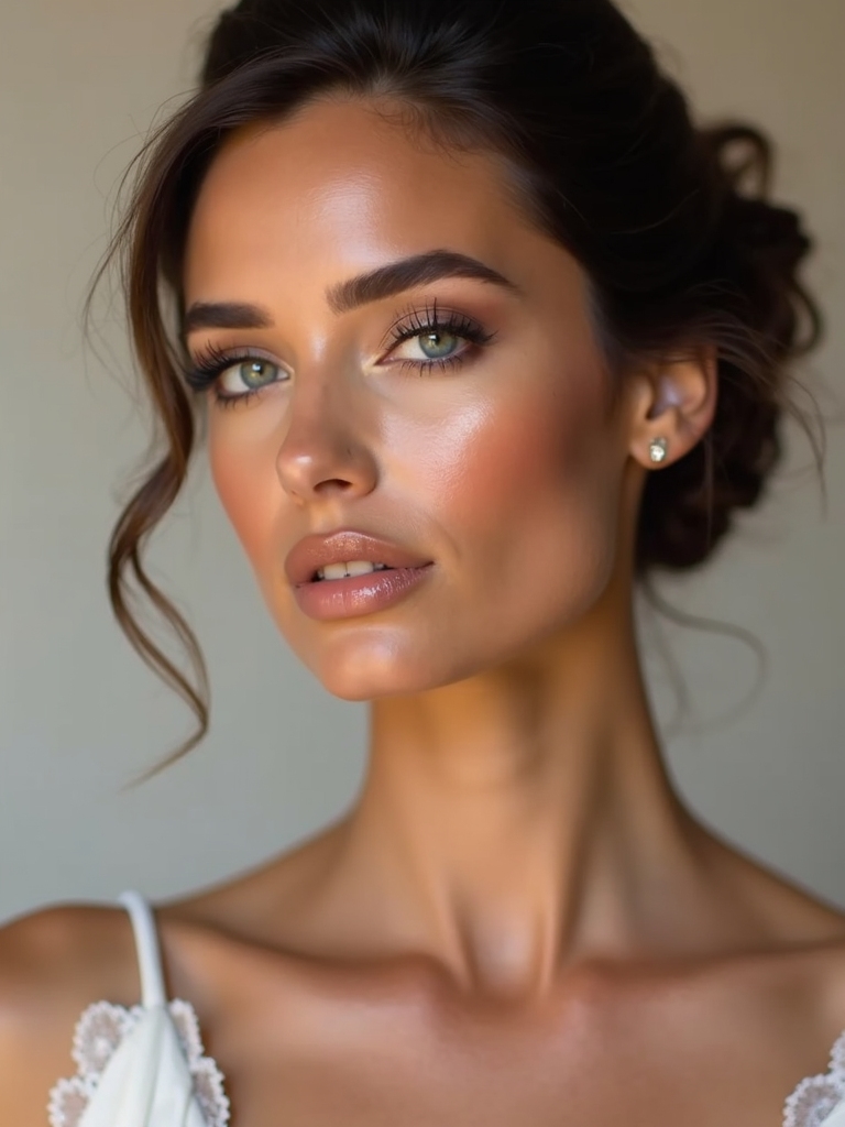 bold lip dramatic eye