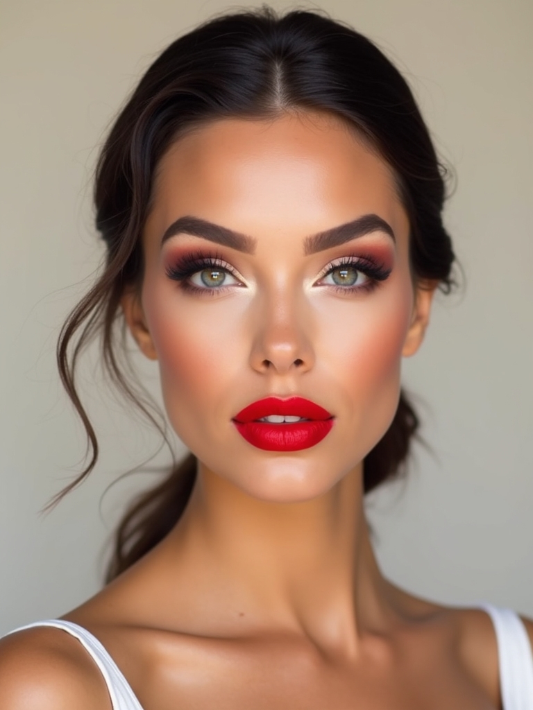 bold lips luminous skin