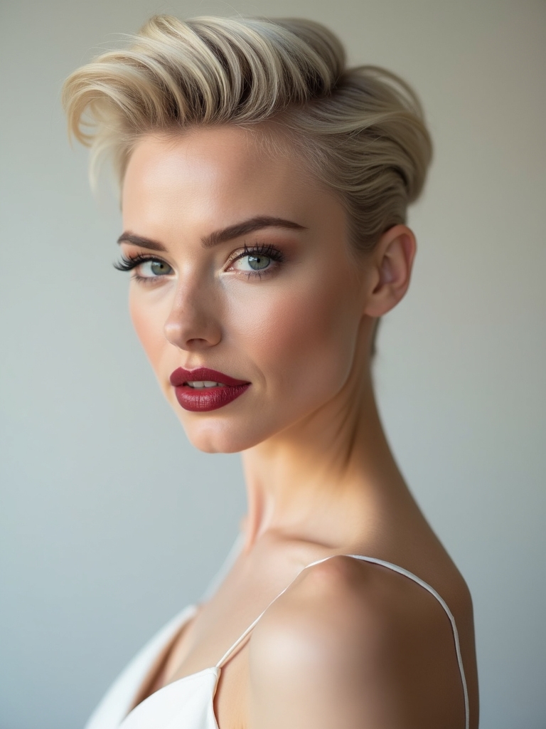 bold structured chic updos