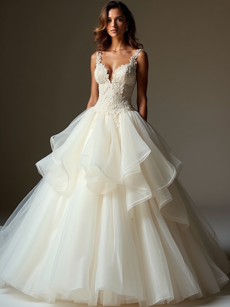 bold voluminous wedding silhouettes