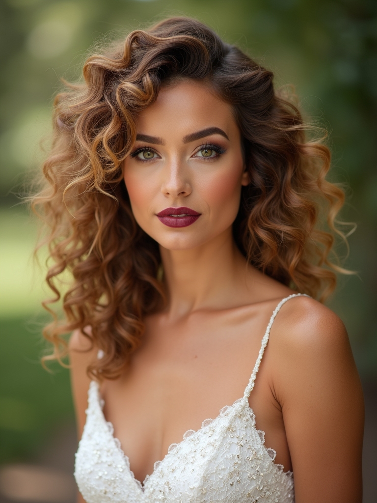 bouncy curls elevate elegance