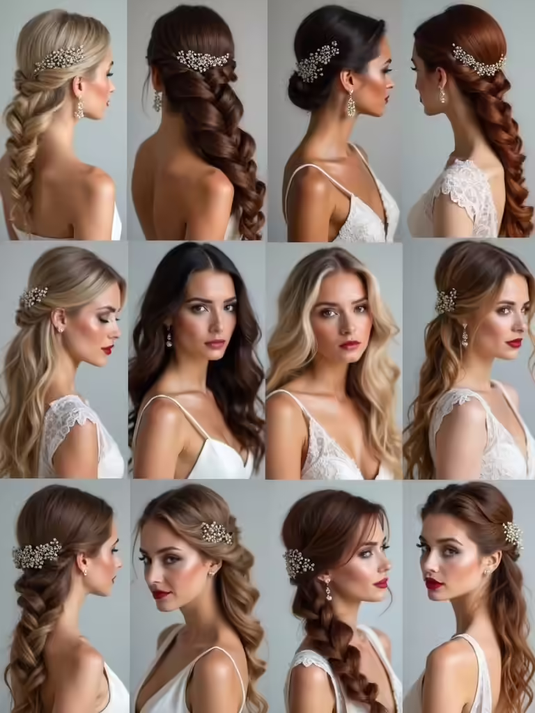 bridal braided hairstyle inspiration