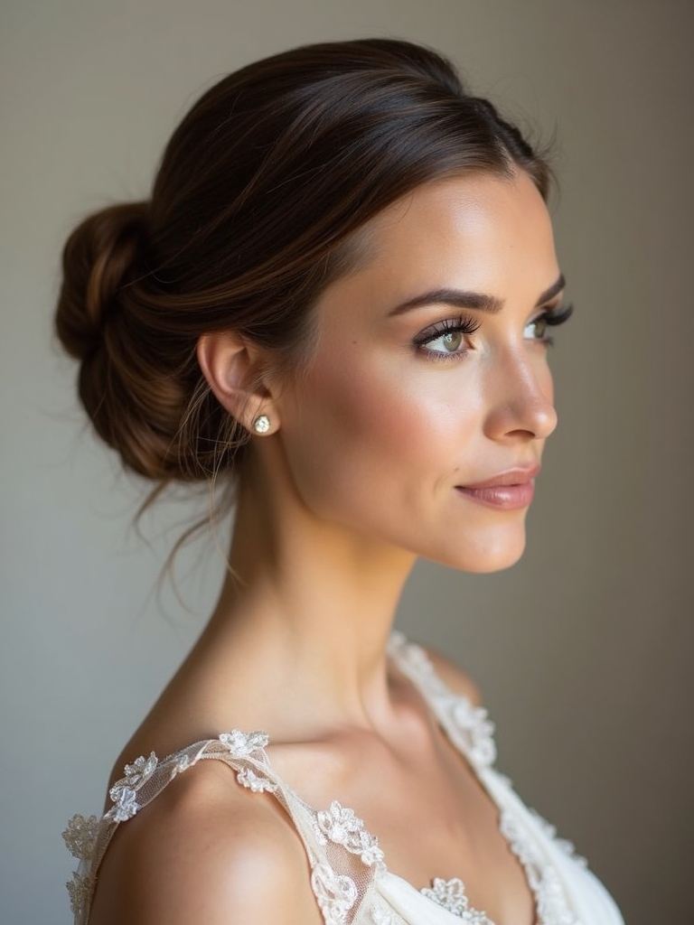 bridal hair bun styles