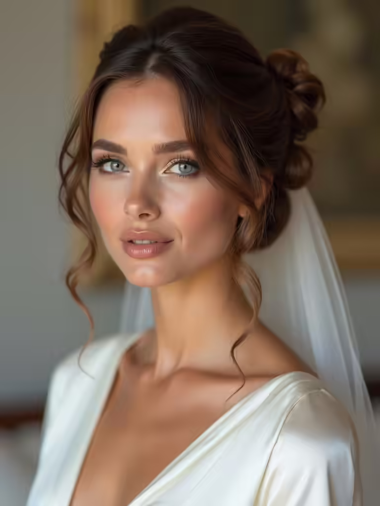 bridal hair bun styles