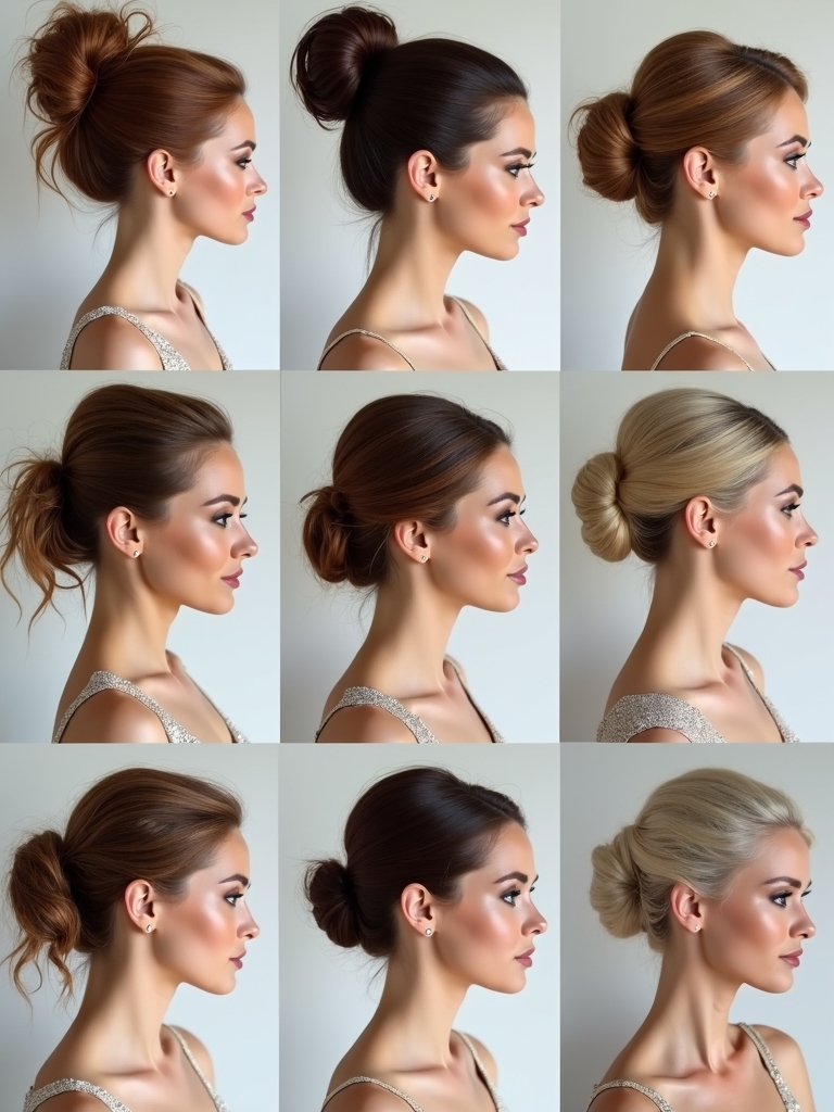 bridal hair bun styles