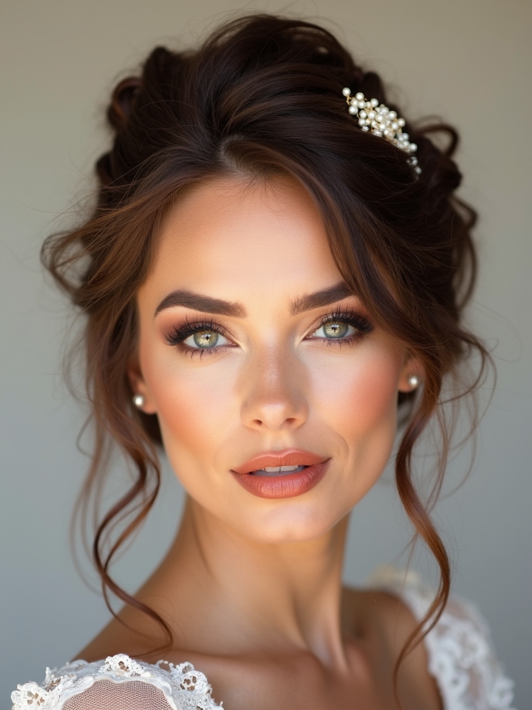 bridal hair for texture