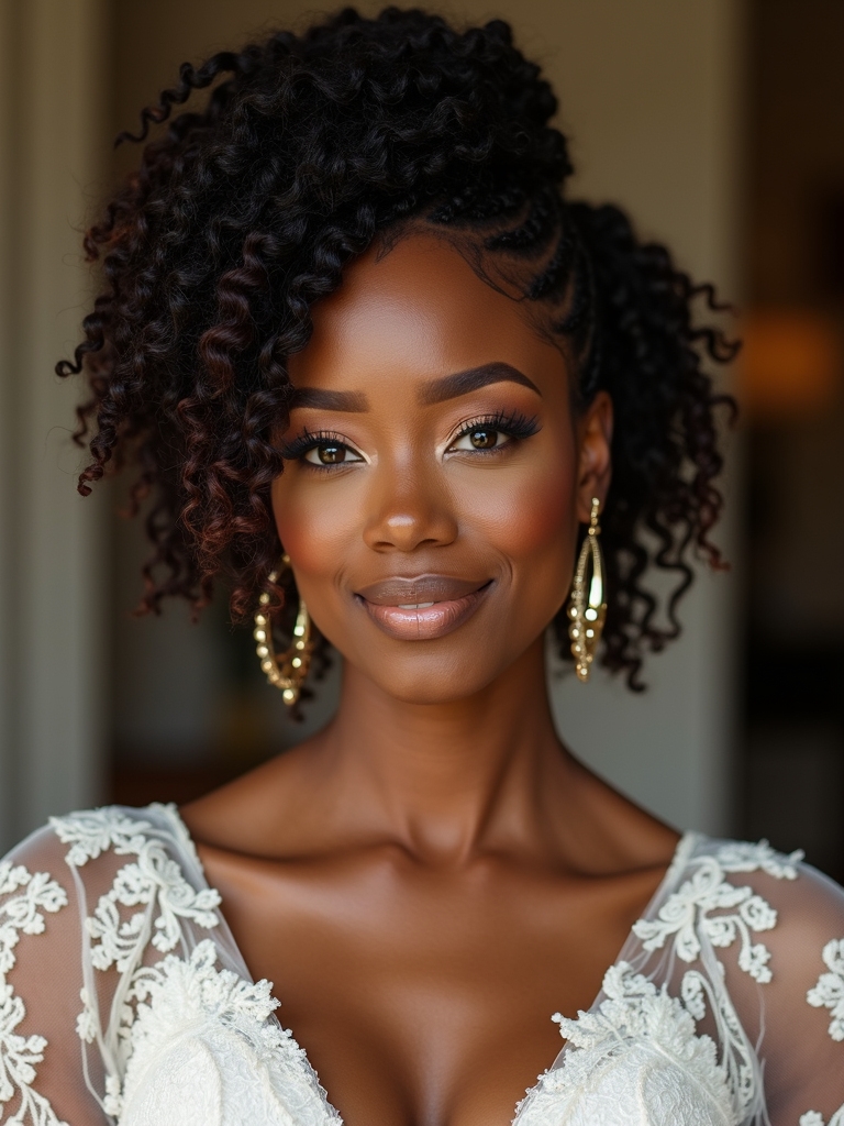 bridal hair texture significance