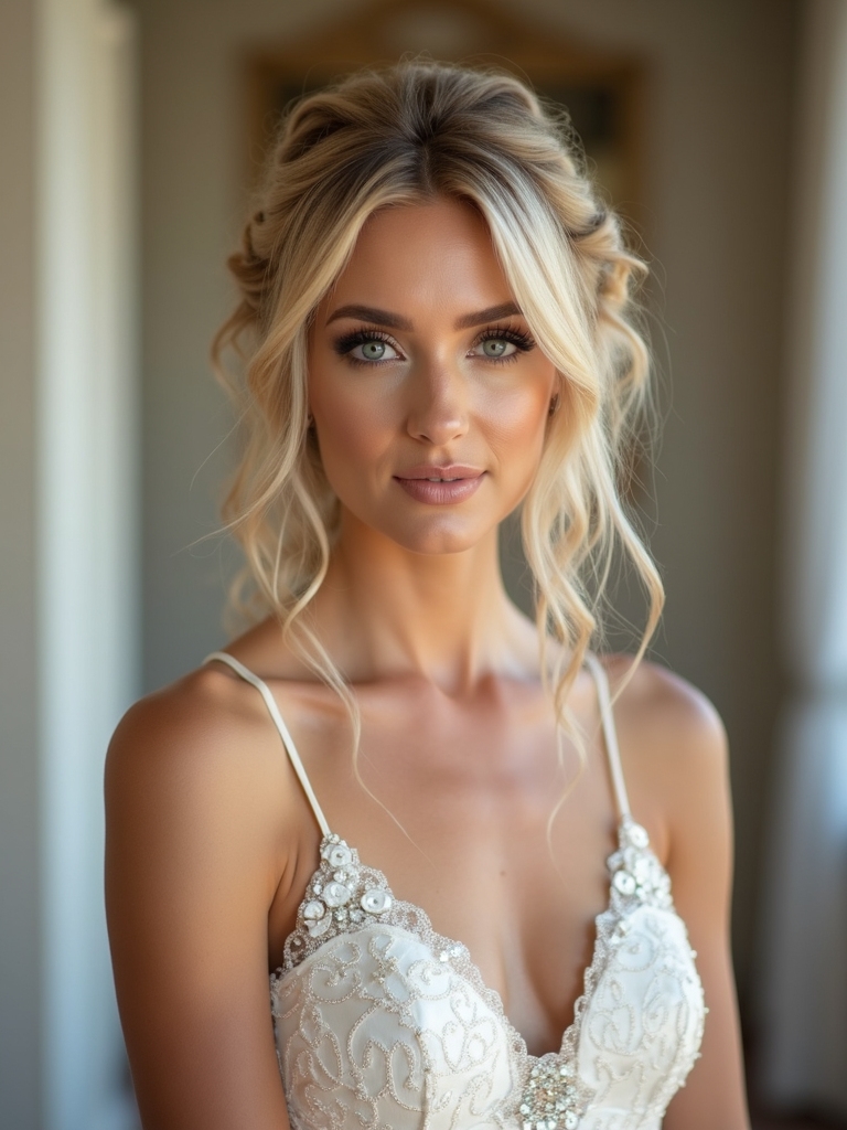 bridal hairstyles from front