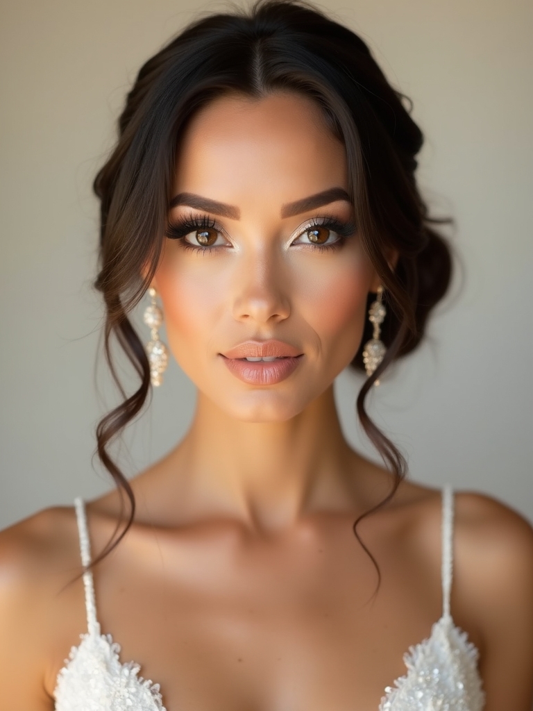 bridal makeup and wedding theme