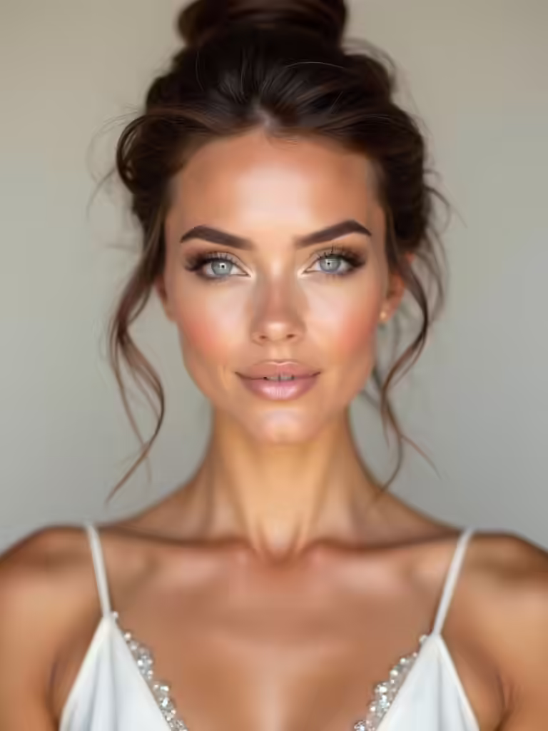 bridal makeup for blue eyes