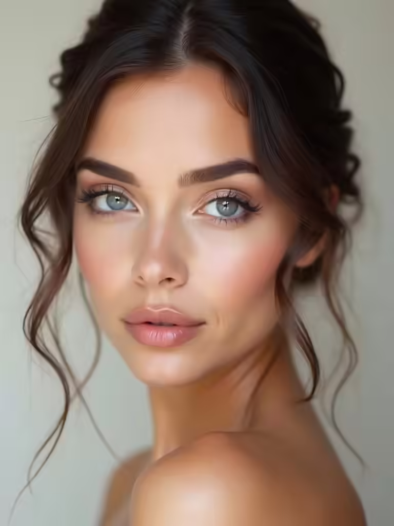 bridal makeup for brunettes