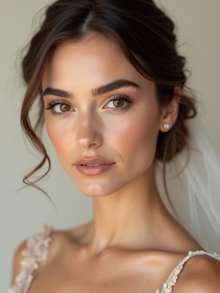 bridal makeup for hazel eyes