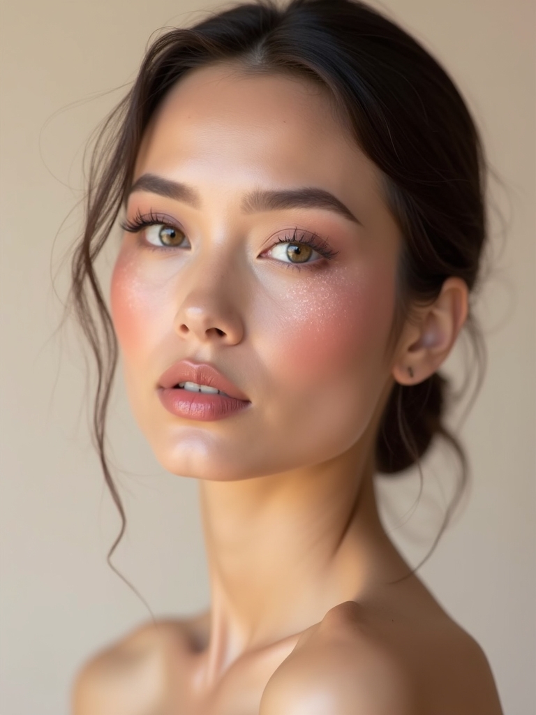 bridal shimmer with elegance
