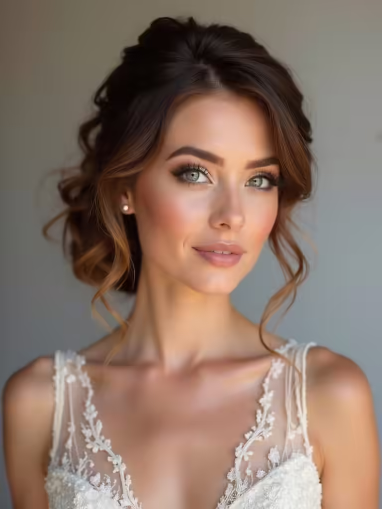 bridesmaid hairstyles for medium hair