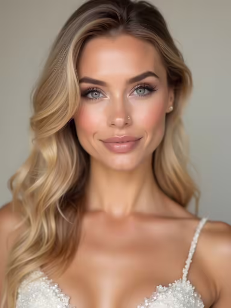 bridesmaid makeup for blondes