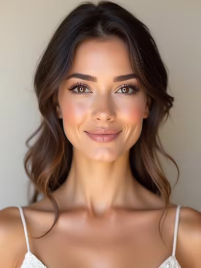bridesmaid makeup for brown eyes