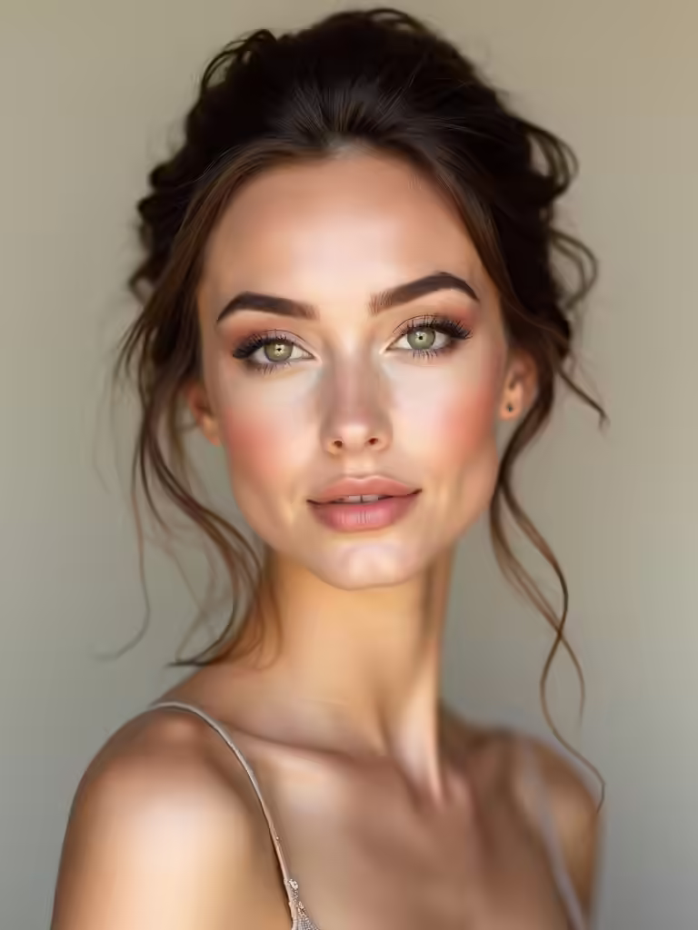 bridesmaid makeup for green eyes