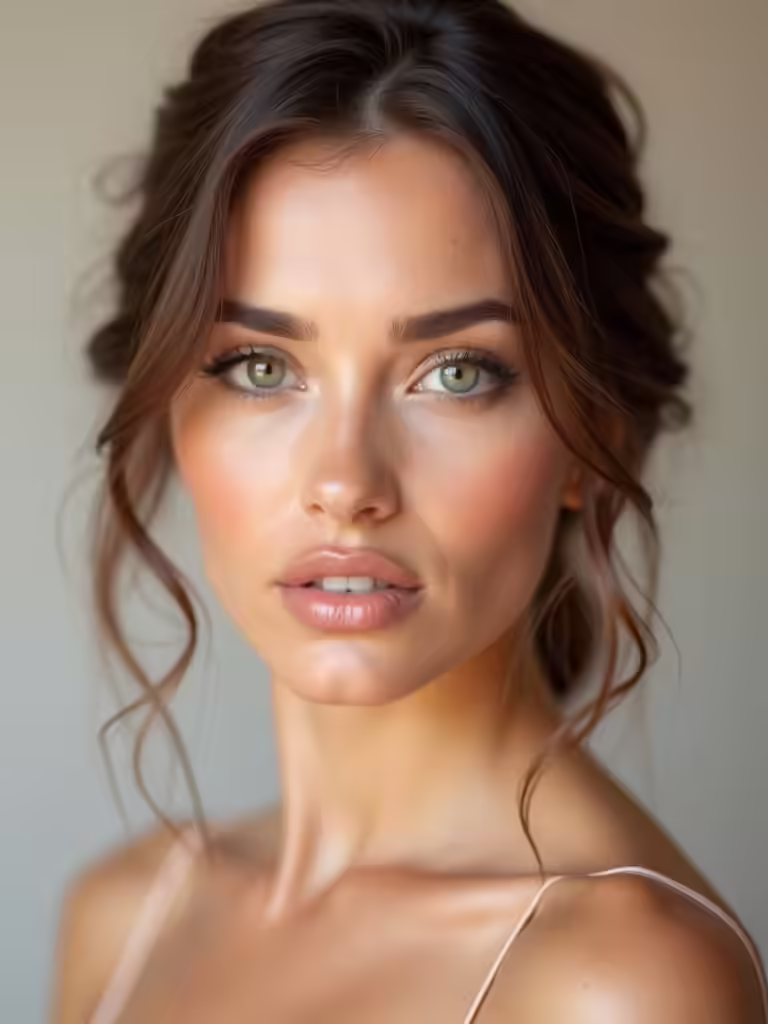 bridesmaid makeup for hazel eyes
