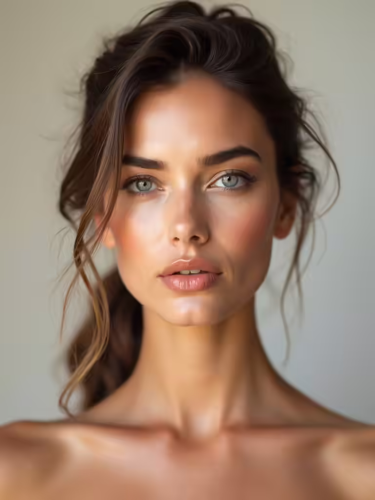 bridesmaid makeup for round faces