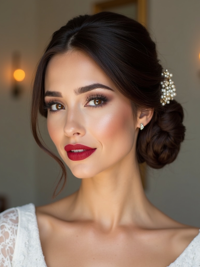 bridesmaid updo selection guide