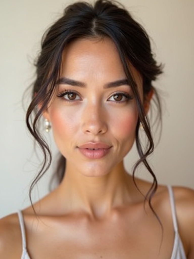 bright defined awake eyes