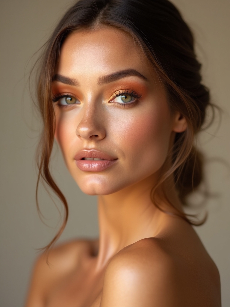 bronzy warm toned eyeshadows