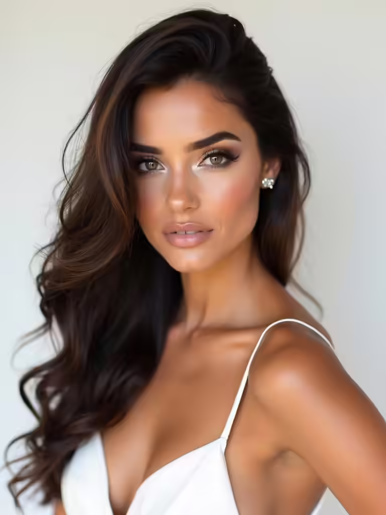 brunette bridal hair styles