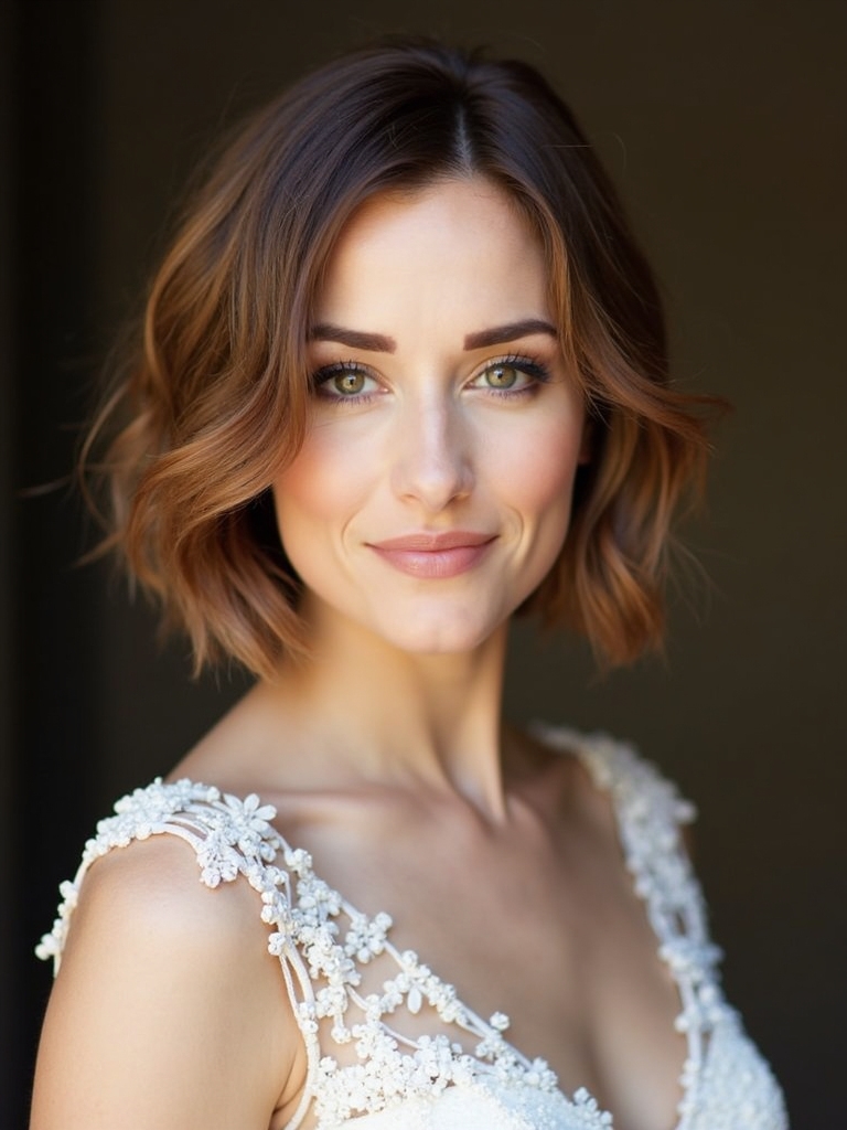 chic blunt bob hairstyle