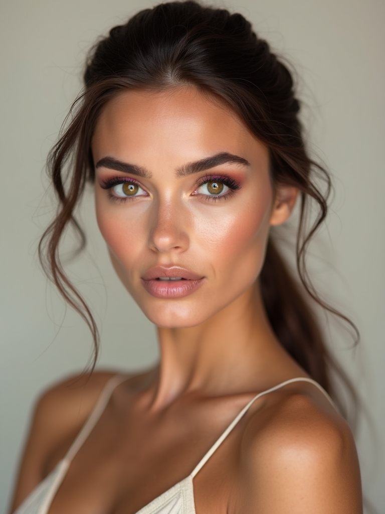 chic bold jewel toned makeup