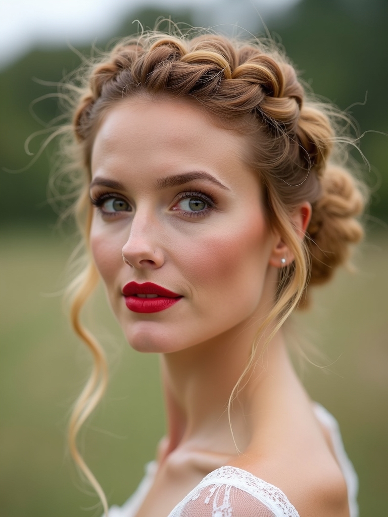 chic comfortable braided updos