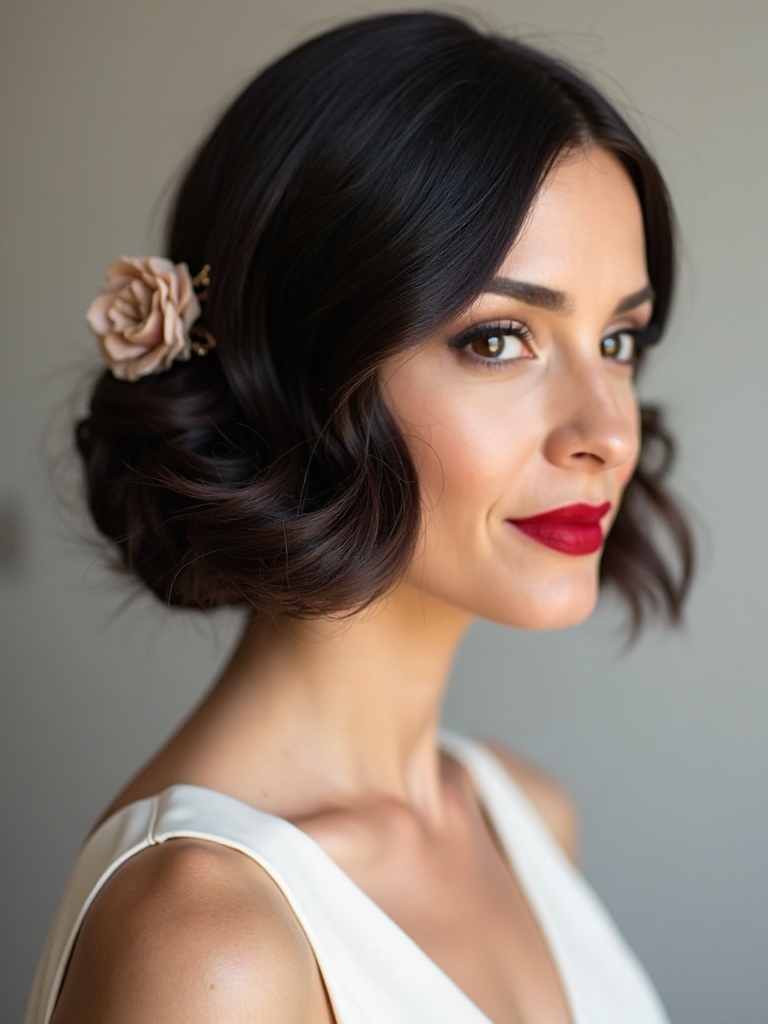 chic half up half down styles
