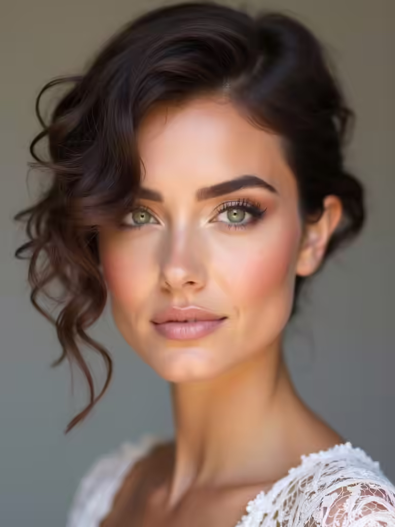 chic short bridal hairstyles