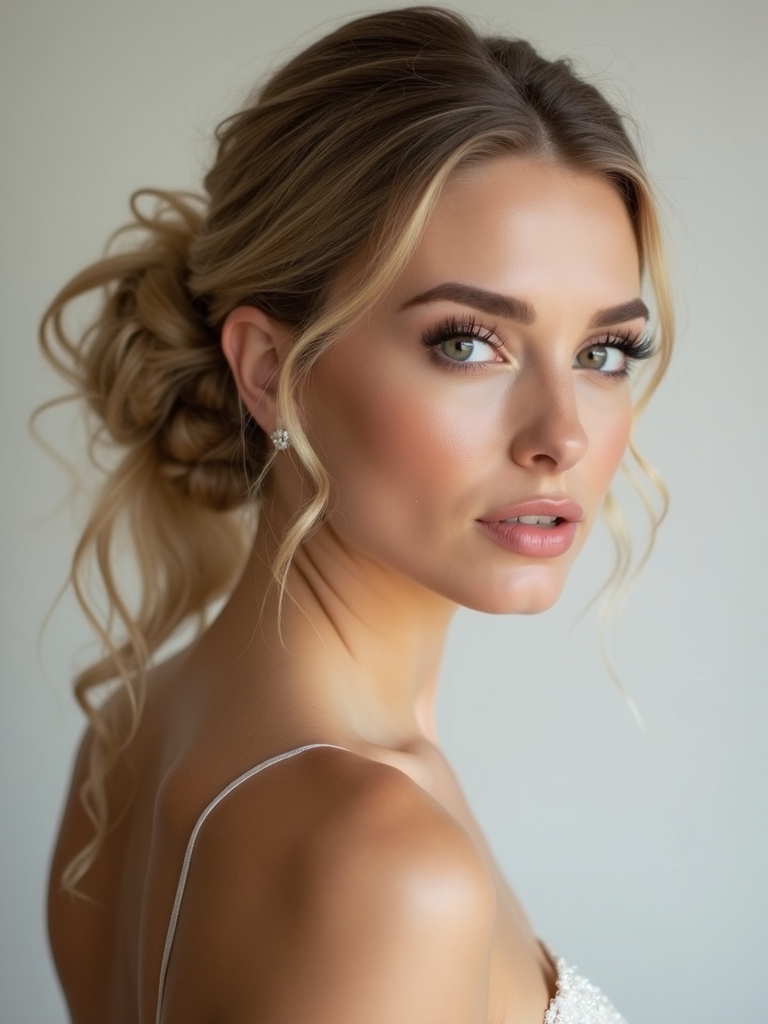 chic simple wedding hairstyles