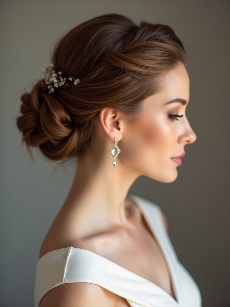 classic bridal updo tips
