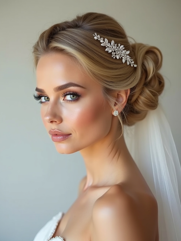 classic elegant bridal updos