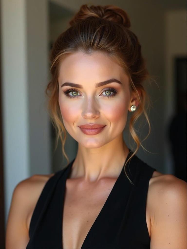 classic twist back hairstyle