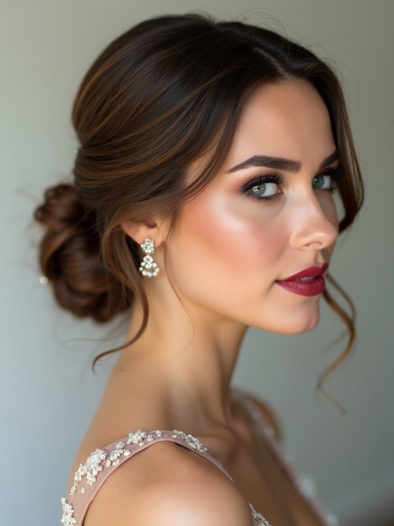 comfortable and lasting low bun