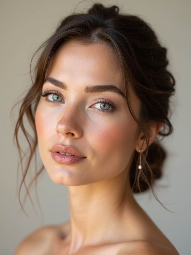 coordinated bridesmaid makeup vision