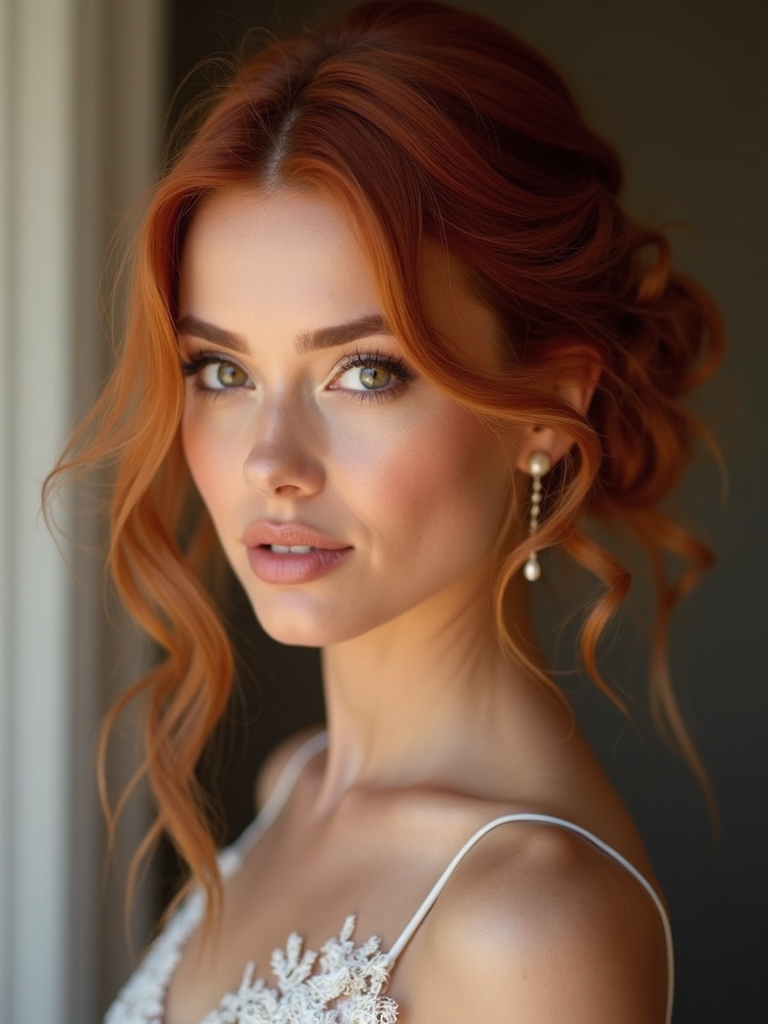 cozy fall wedding hairstyles