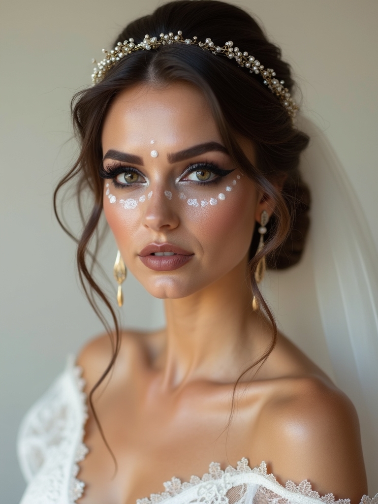 creepy beautiful bridal makeup tutorial