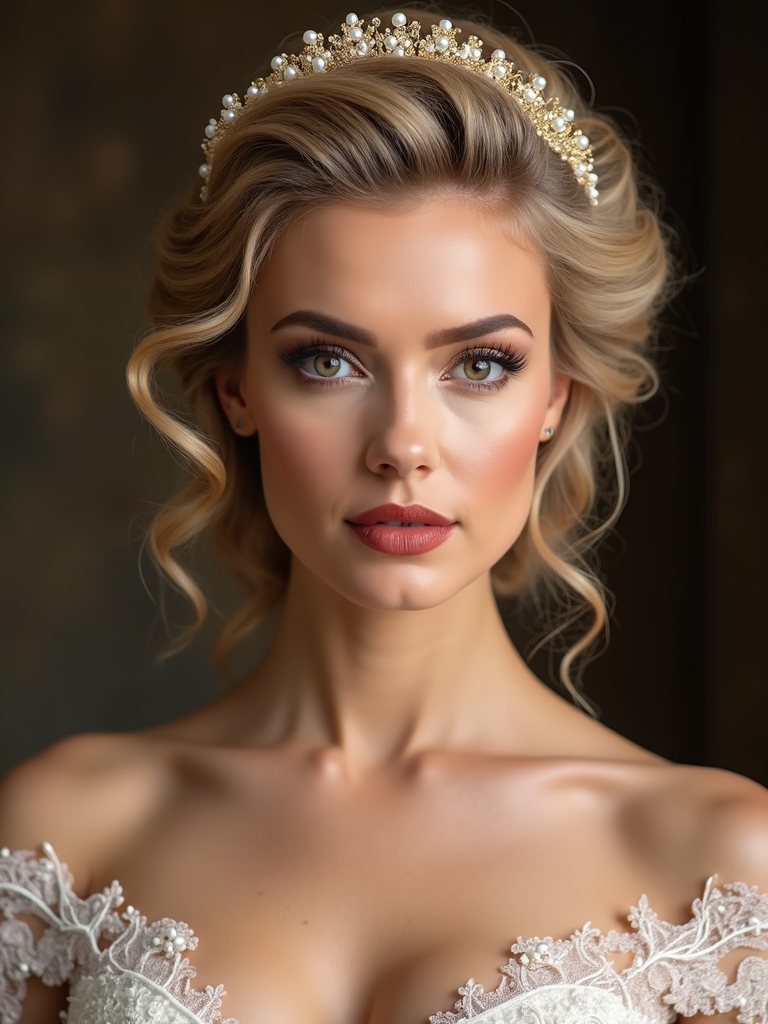 crown forward bridal elegance