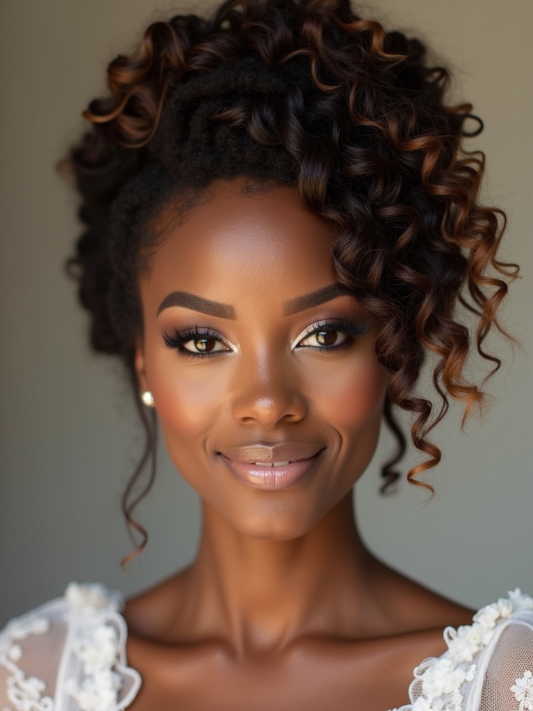 crown texture updo styling