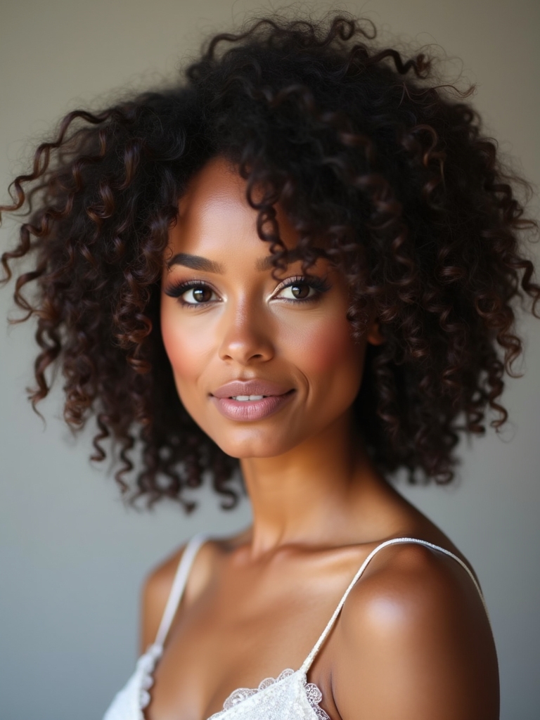curly bridal hair inspiration