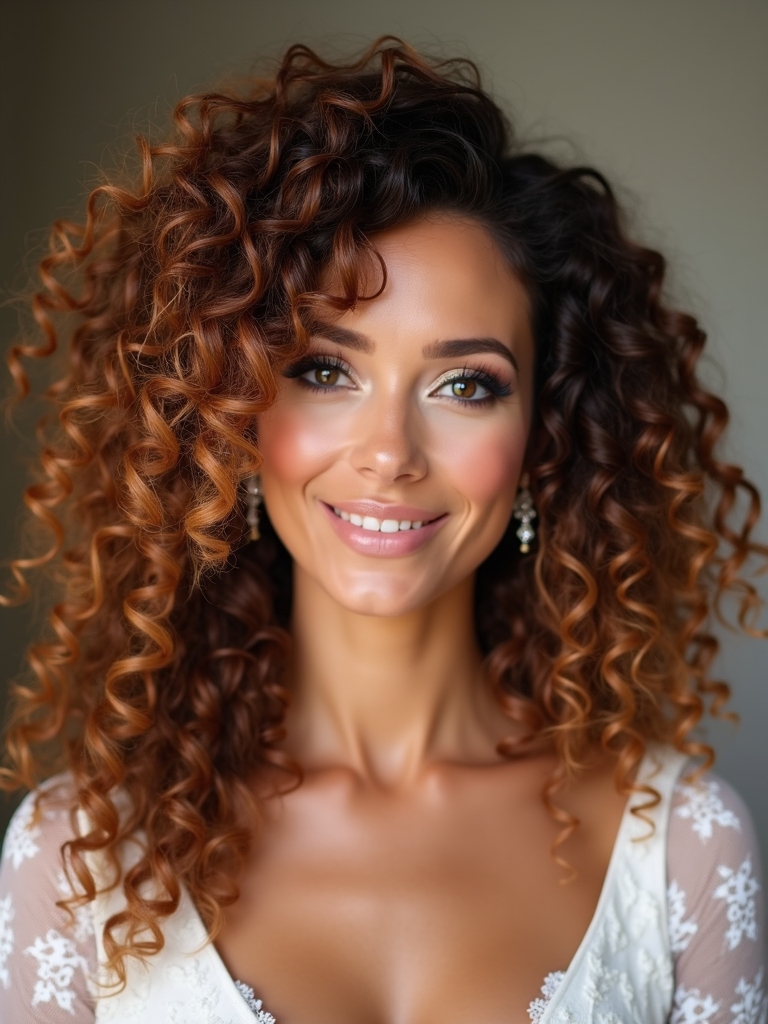 curly bridal hairstyles inspiration