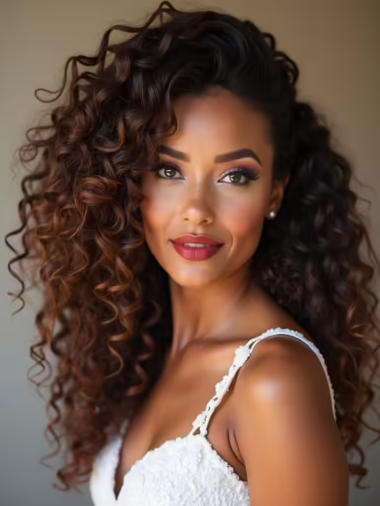 curly hairstyles for brides