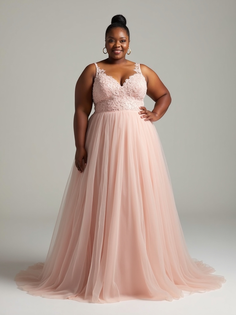 curvy a line wedding elegance