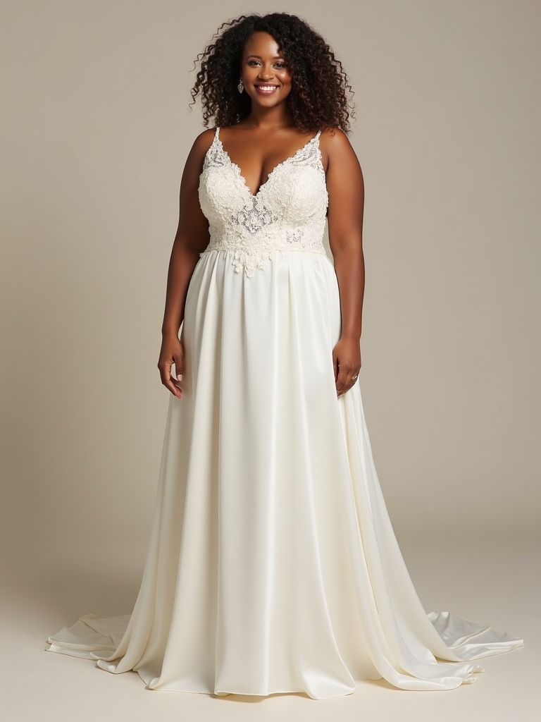 curvy bride wedding dresses