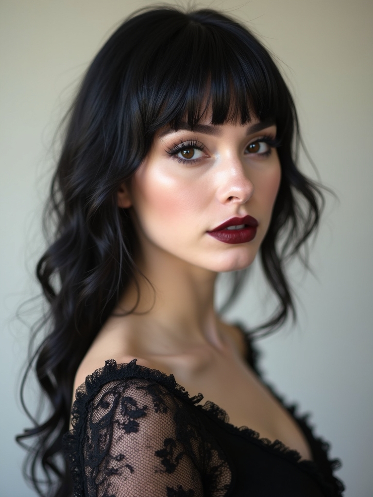 darkly romantic wedding makeup